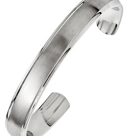 Brushed Steel Cuff Bracelet