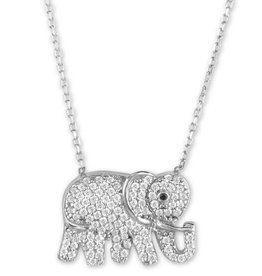 CZ Elephant Necklace