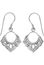 Sterling Silver Boho Dangle Earrings 16mm