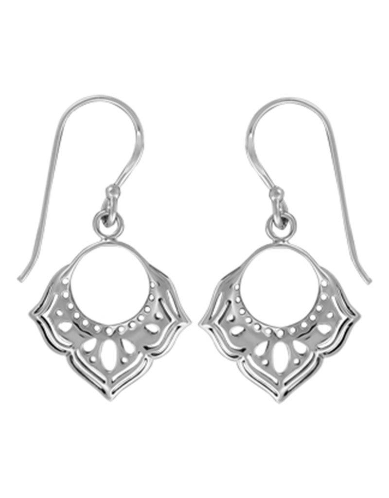Sterling Silver Boho Dangle Earrings 16mm