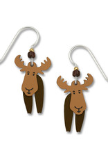 Two-Part Moving Moose Earrings *1247