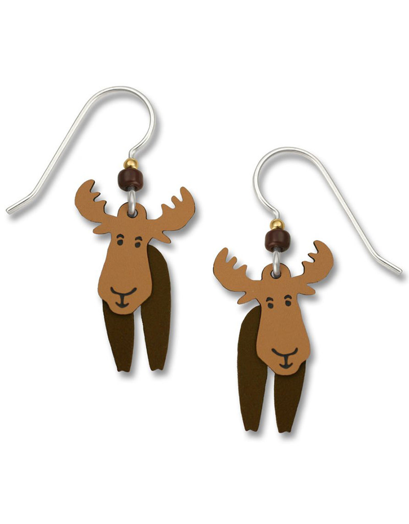 Two-Part Moving Moose Earrings *1247