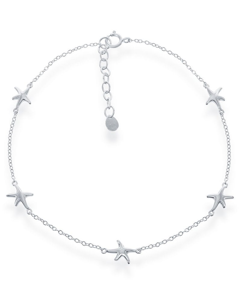 Starfish Anklet 9"+1"