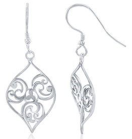 Swirl Design Earrings