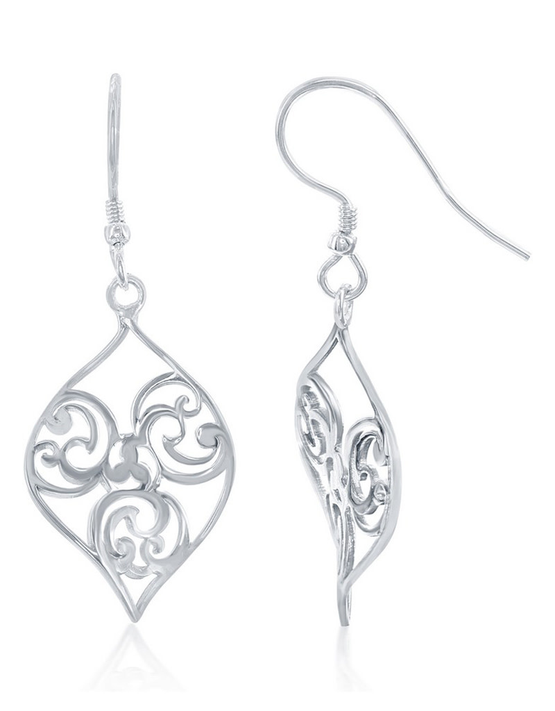 Swirl Design Earrings