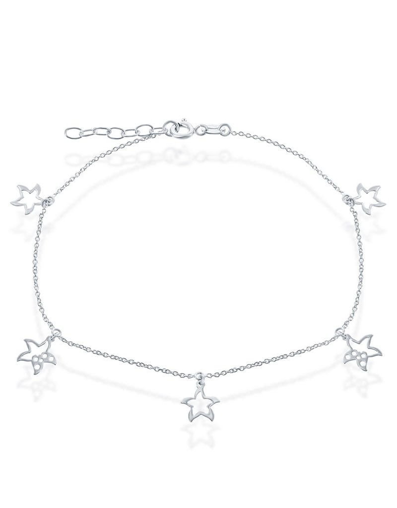 Dangling Starfish Cut-Out Anklet