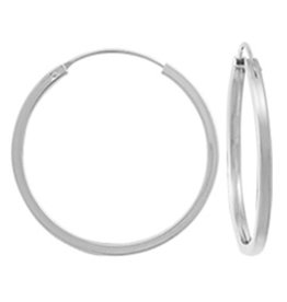 Square Tube Hoop Earrings