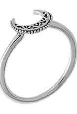 Sterling Silver Crescent Moon Ring