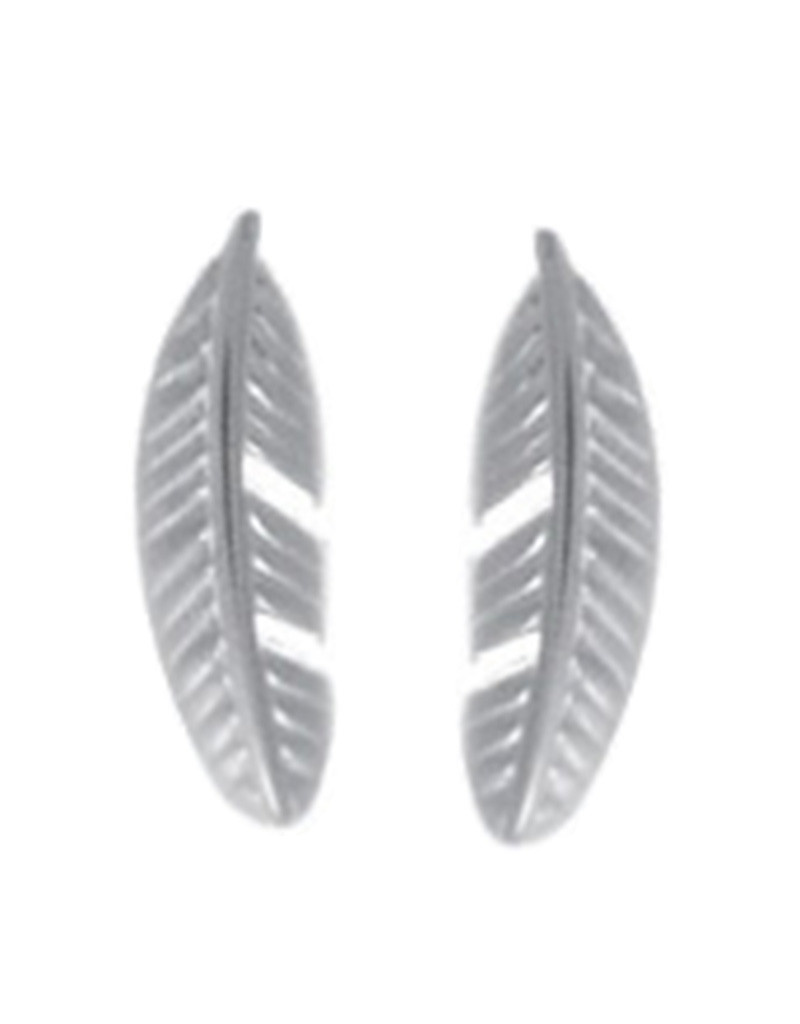 Feather Stud Earrings