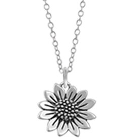Sunflower Necklace 18"