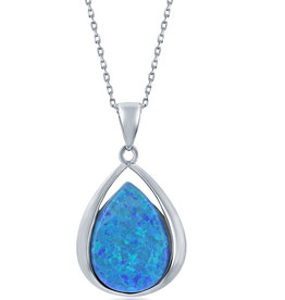 Teardrop Opal Necklace