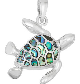 Abalone Turtle Pendant