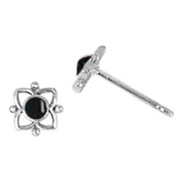 Onyx Stud Earrings 6mm