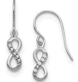 Infinity CZ Earrings