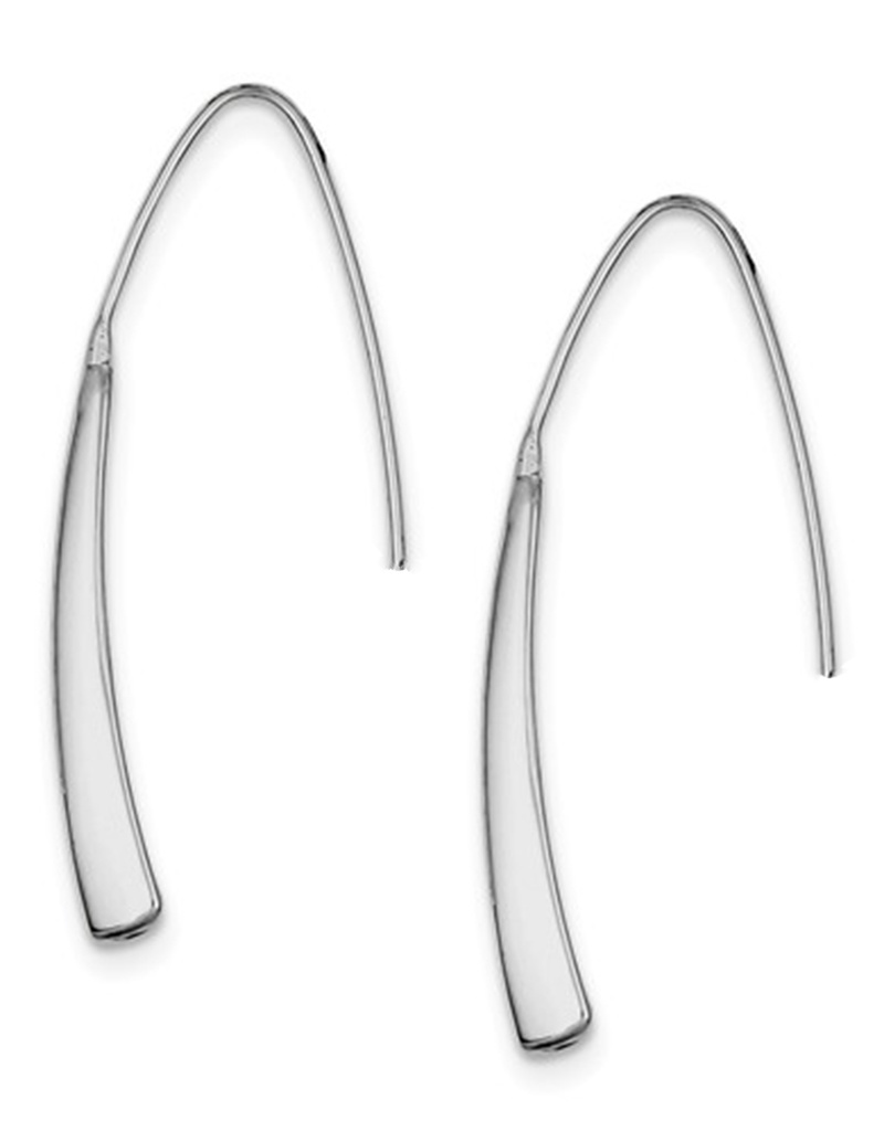 Curved Bar Earrings 40mm