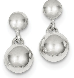 8mm Ball Dangle Post Earrings