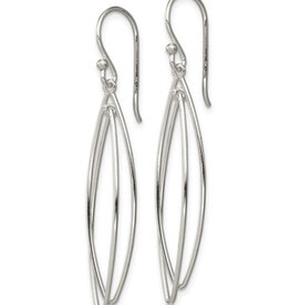 Double Marquise Dangle Earrings