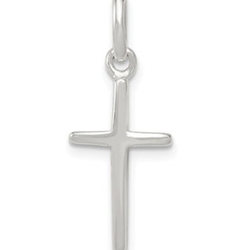 Sterling Silver Cross Pendant 16mm