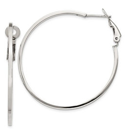 40mm Hoop Omega Clip Earrings