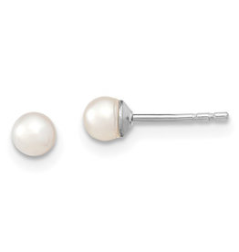 3-4mm Pearl Stud Earrings