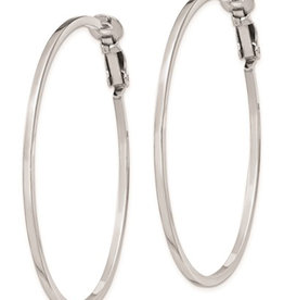 51mm Hoop Omega Clip Earrings