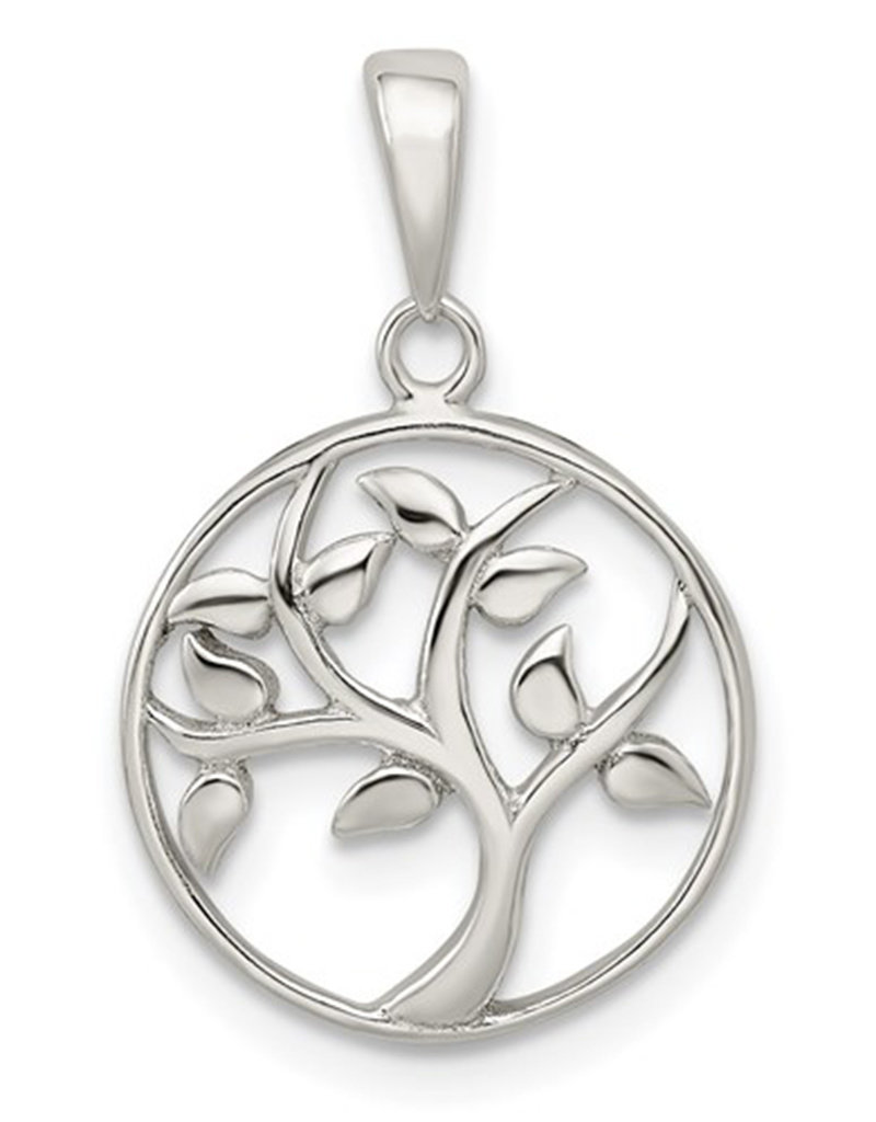 Sterling Silver Tree of Life Necklace 18"