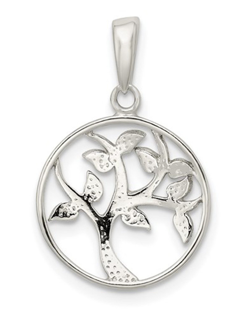 Sterling Silver Tree of Life Necklace 18"