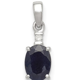 Sapphire Diamond Necklace