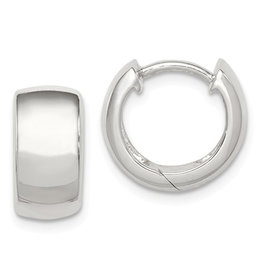 Plain Huggie Earrings 13mm