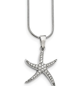 Starfish CZ Necklace