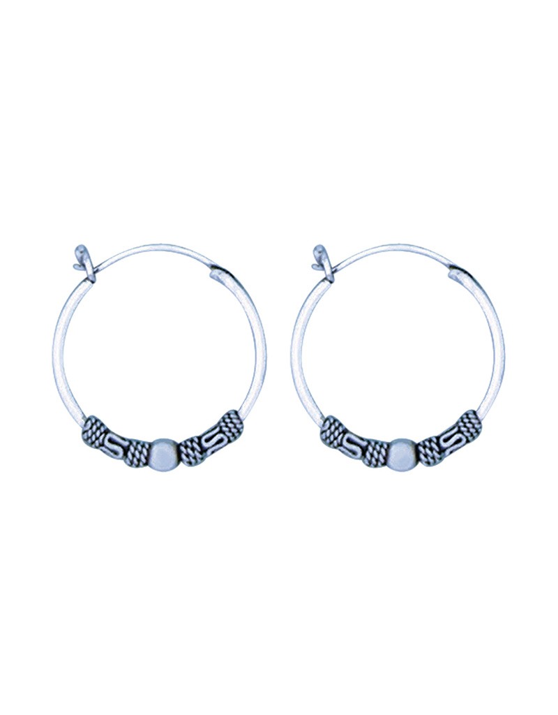 Bali Hoop Earrings 20mm