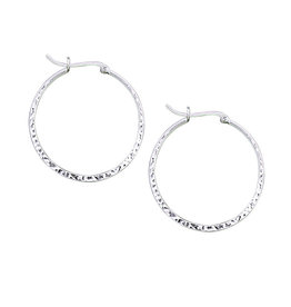 36mm Hammered Hoop