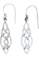 Sterling Silver Celtic Knot Earrings 23mm