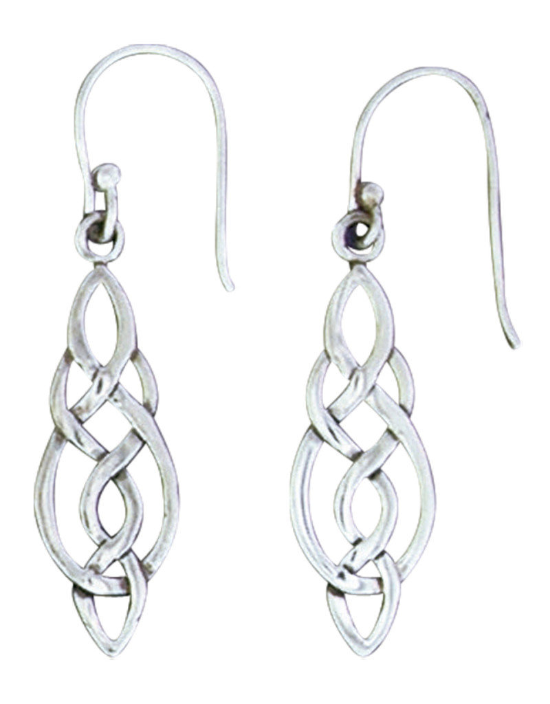 Sterling Silver Celtic Knot Earrings 23mm