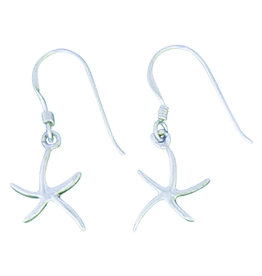 Small Starfish Earrings 12mm