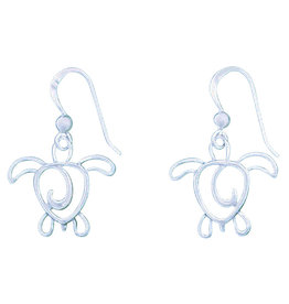 Sea Turtle Earrings 17mm