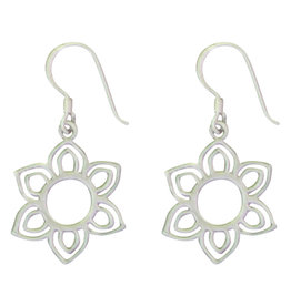 Open Flower Earrings 19mm