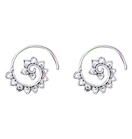 Tribal Wire Threader Earrings 20mm