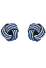 Sterling Silver Knot Stud Earrings 6mm