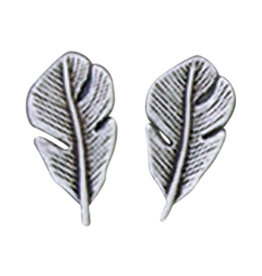 Leaf Stud Earrings 14.5mm