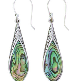Abalone Earrings 35mm