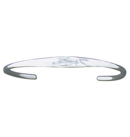 Tapered Hammered Cuff Bracelet