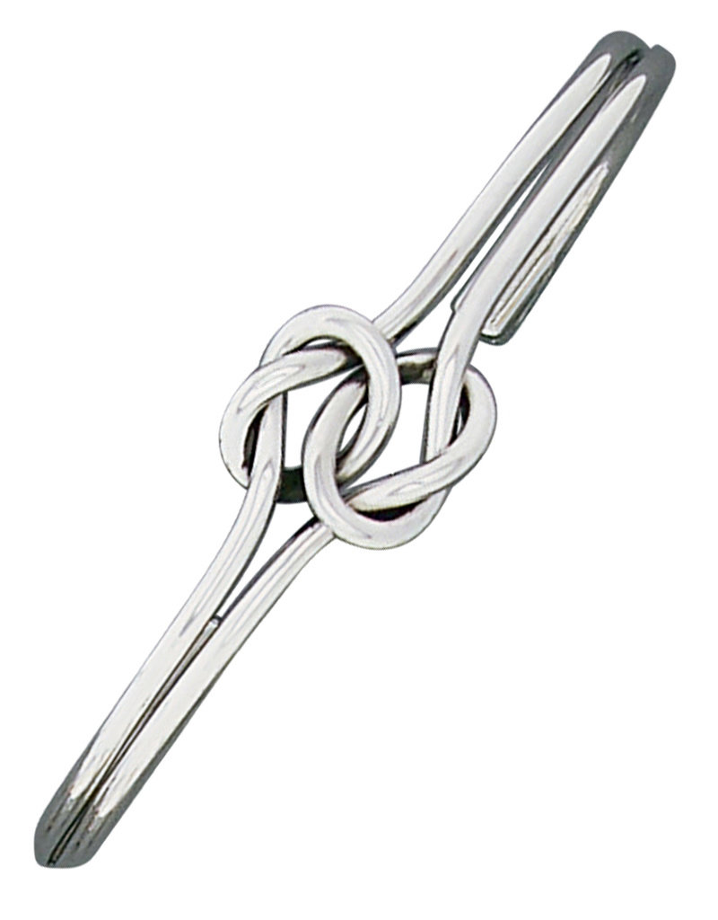 Sterling Silver Double Knot Cuff Bracelet