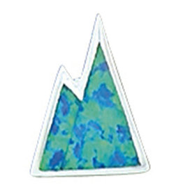 Opal Mountain Slide Pendant 17mm