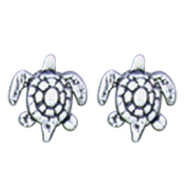 Sea Turtle Stud Earrings 8mm
