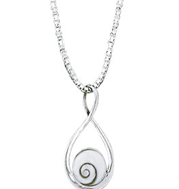 Infinity Shiva Shell Pendant 30mm