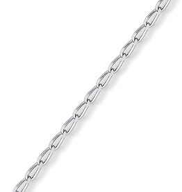 Long Curb Link Anklet 9"+1"