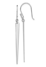 Sterling Silver Spike Dangle Earrings