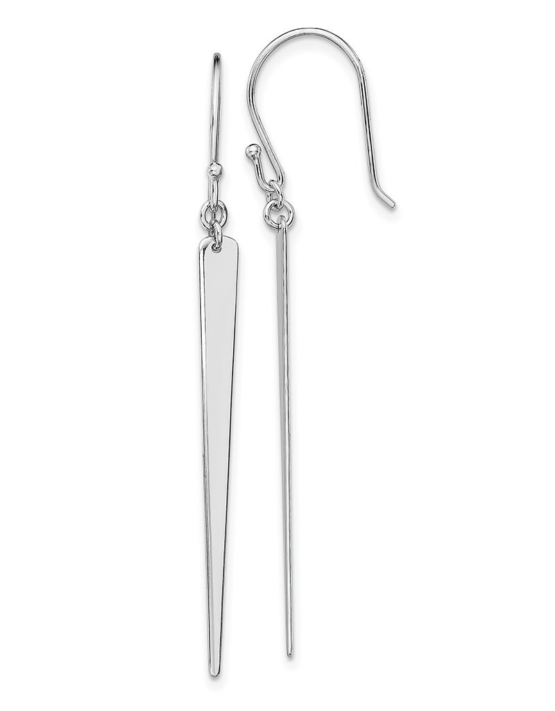 Sterling Silver Spike Dangle Earrings