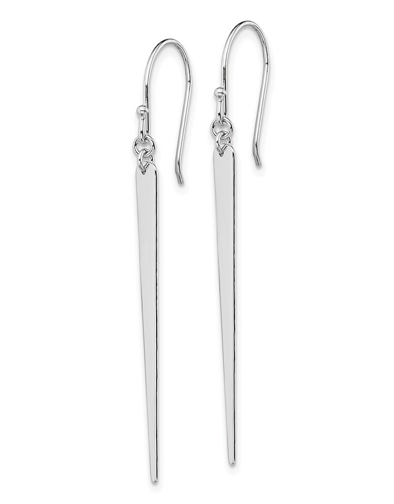 Sterling Silver Spike Dangle Earrings